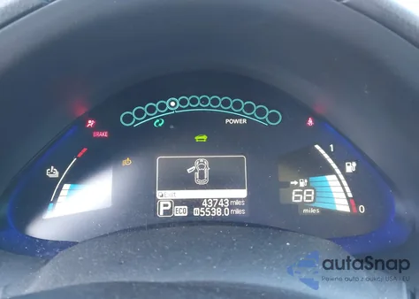 2017 Nissan Leaf Sl z USA, uszkodzony, nr VIN 1N4BZ0CP6HC305848